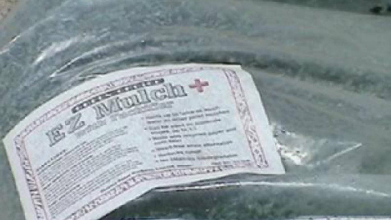 A bag of EZ Mulch